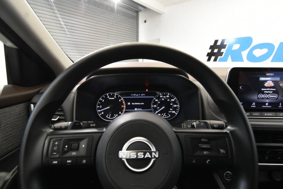 2023 Nissan Rogue S AWD 4dr Crossover, White, Mileage: 35,351 - photo 22