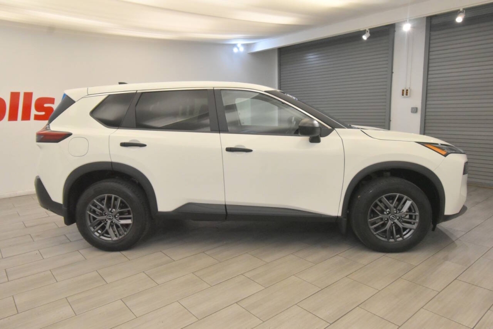 2023 Nissan Rogue S AWD 4dr Crossover, White, Mileage: 35,351 - photo 5
