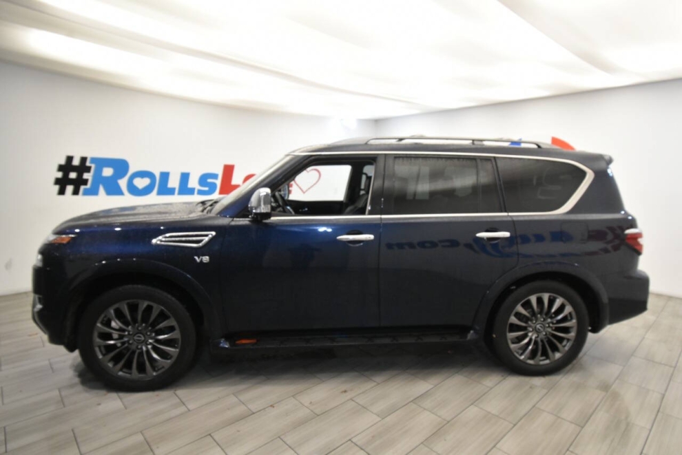 2022 Nissan Armada Platinum 4x4 4dr SUV, Blue, Mileage: 73,682 - photo 1