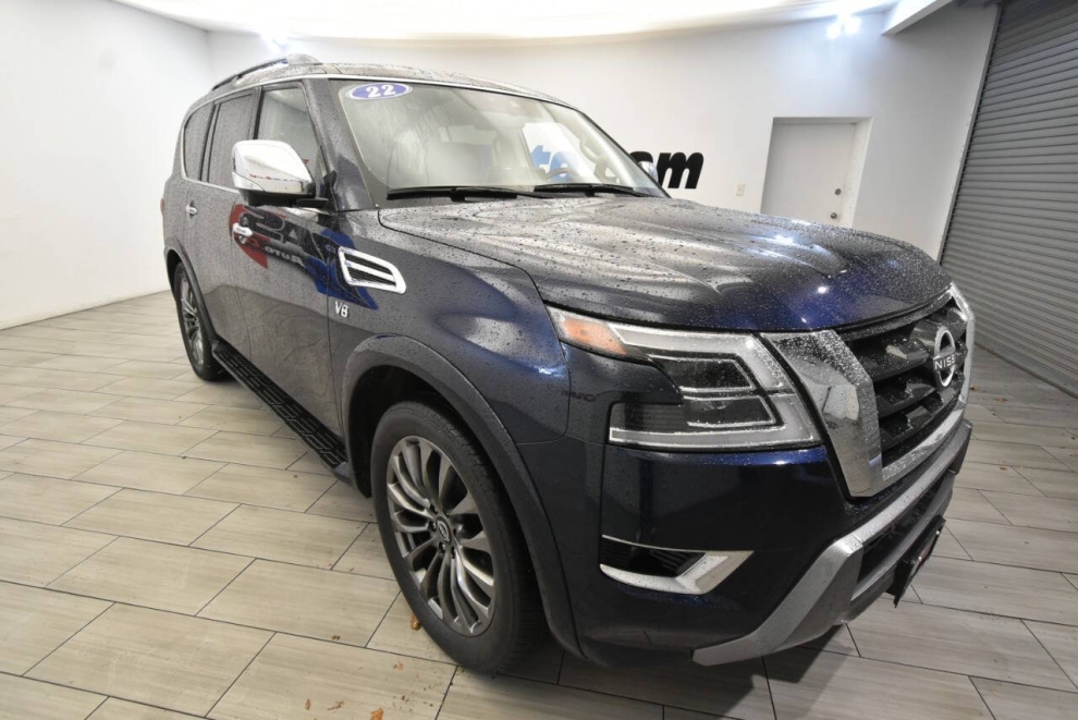 2022 Nissan Armada Platinum 4x4 4dr SUV, Blue, Mileage: 73,682 - photo 6