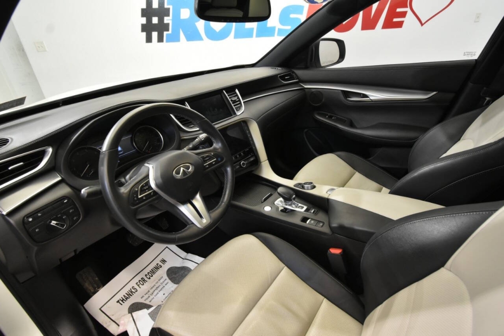 2023 Infiniti QX55 Luxe AWD 4dr Crossover, White, Mileage: 28,289 - photo 11