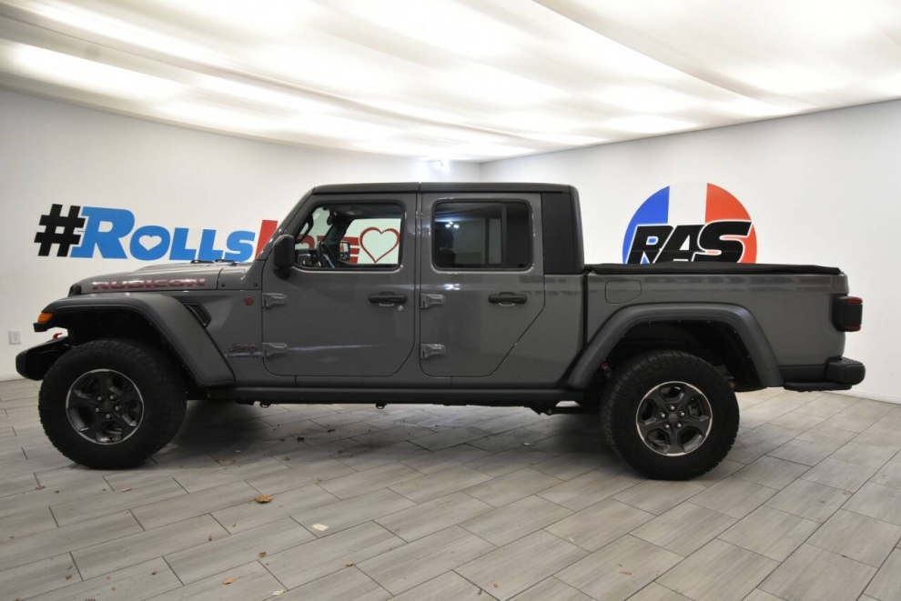 2022 Jeep Gladiator Rubicon 4x4 4dr Crew Cab 5.0 ft. SB, Gray, Mileage: 62,280 - photo 1