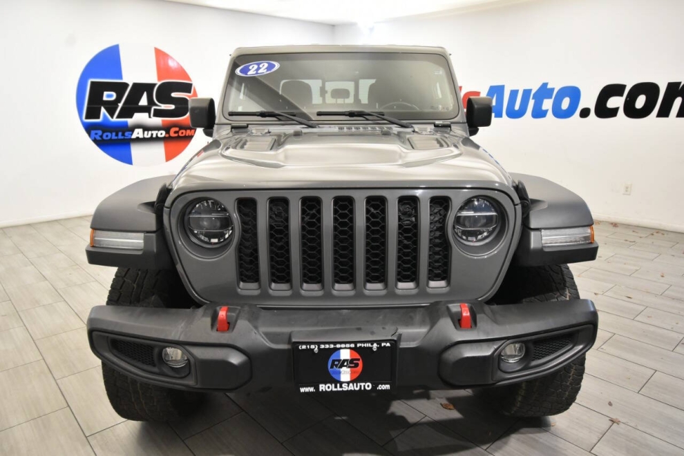2022 Jeep Gladiator Rubicon 4x4 4dr Crew Cab 5.0 ft. SB, Gray, Mileage: 62,280 - photo 7