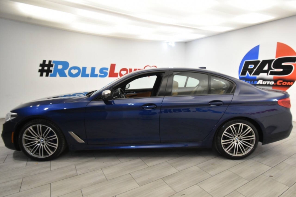 2019 BMW 5 Series M550i xDrive AWD 4dr Sedan, Blue, Mileage: 63,184 - photo 1