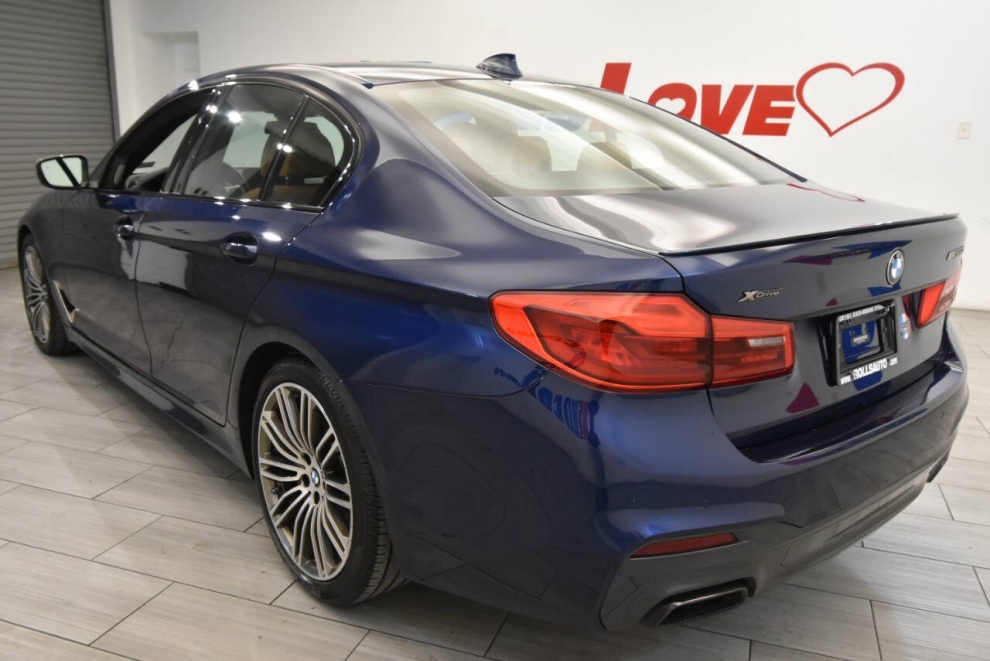 2019 BMW 5 Series M550i xDrive AWD 4dr Sedan, Blue, Mileage: 63,184 - photo 2