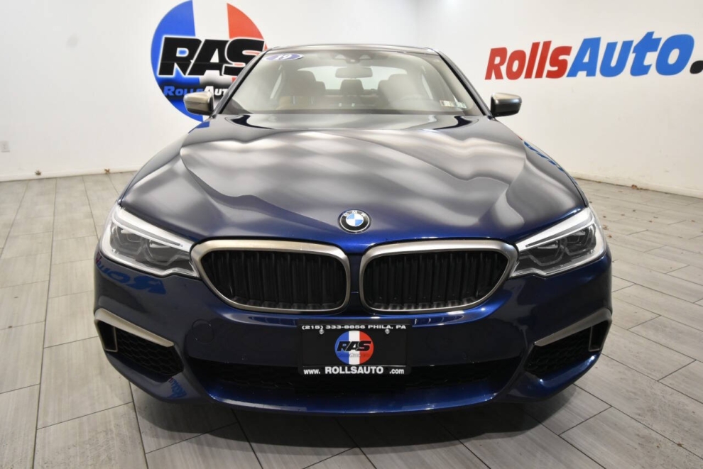 2019 BMW 5 Series M550i xDrive AWD 4dr Sedan, Blue, Mileage: 63,184 - photo 7