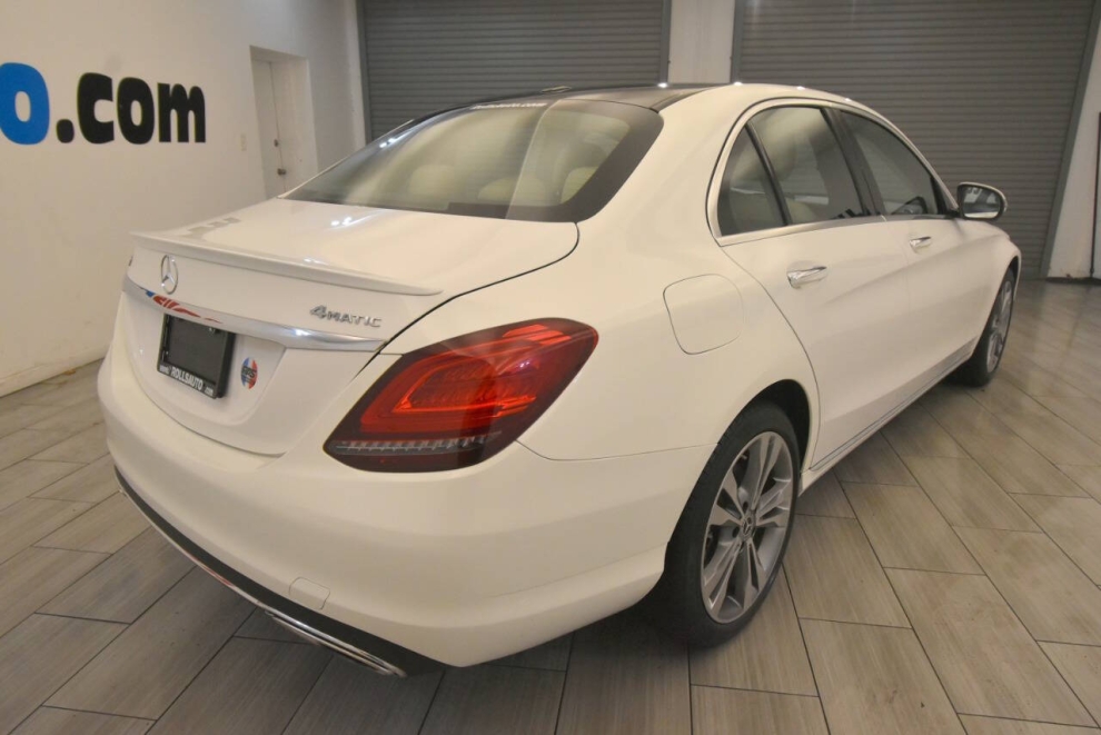 2019 Mercedes-Benz C-Class C 300 4MATIC AWD 4dr Sedan, White, Mileage: 40,712 - photo 4
