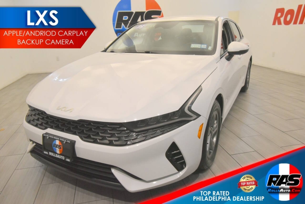2023 Kia K5 LXS 4dr Sedan, Pearl, Mileage: 55,908 