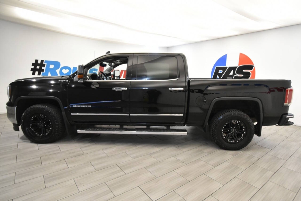 2016 GMC Sierra 1500 SLT 4x4 4dr Crew Cab 5.8 ft. SB, Black, Mileage: 114,486 - photo 1
