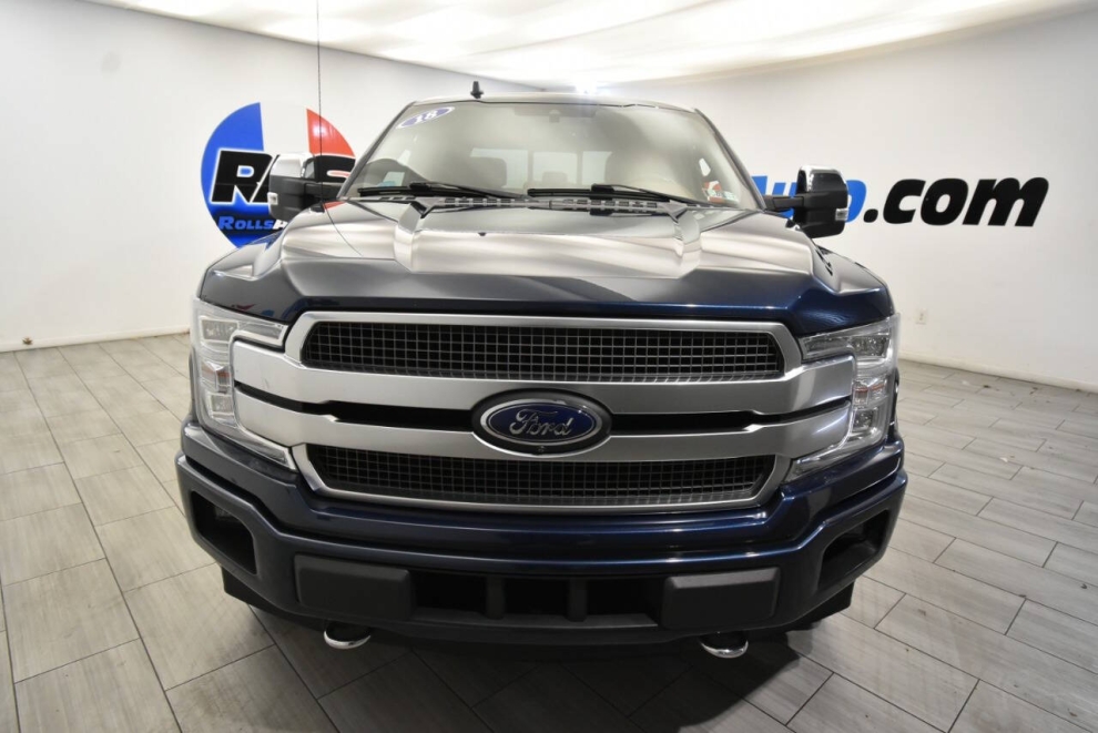 2018 Ford F-150 Platinum 4x4 4dr SuperCrew 5.5 ft. SB, Blue, Mileage: 84,550 - photo 7