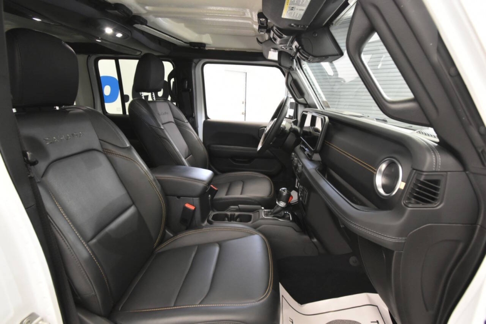 2024 Jeep Wrangler Sahara 4xe 4x4 4dr SUV, White, Mileage: 52,267 - photo 14