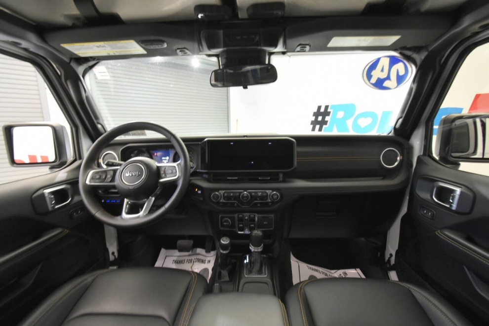 2024 Jeep Wrangler Sahara 4xe 4x4 4dr SUV, White, Mileage: 52,267 - photo 16
