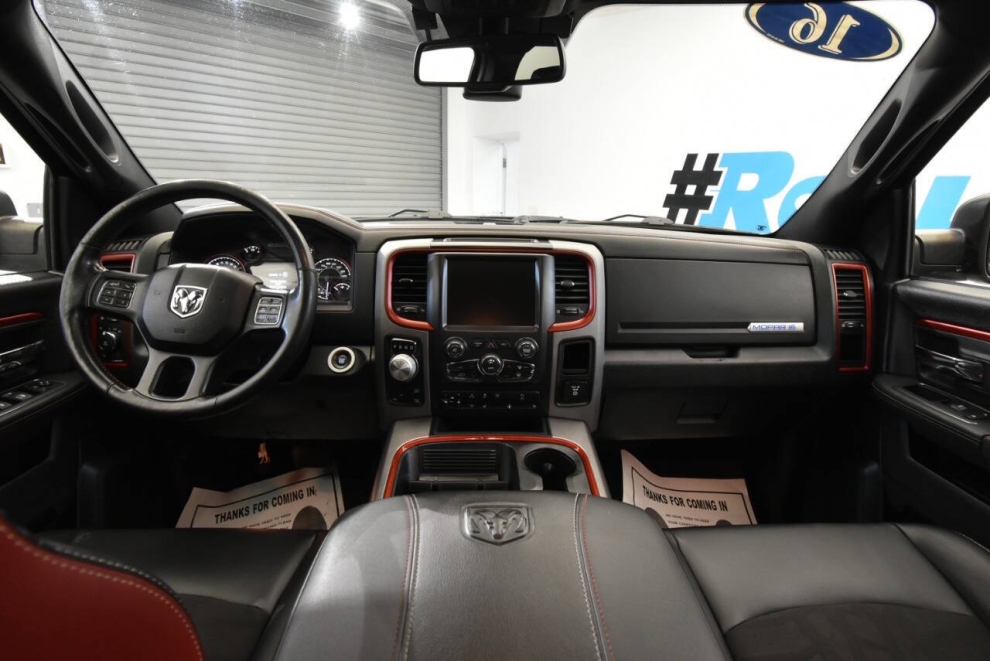 2016 RAM 1500 Rebel 4x4 4dr Crew Cab 5.5 ft. SB Pickup, Black, Mileage: 117,457 - photo 18