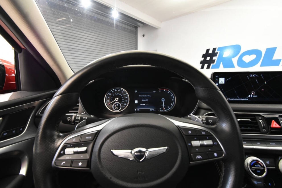2022 Genesis G70 2.0T AWD 4dr Sedan, Red, Mileage: 90,773 - photo 25