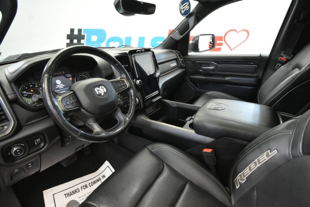 2020 RAM 1500 Rebel 4x4 4dr Crew Cab 5.6 ft. SB Pickup, Gray, Mileage: 93,438 - photo 11