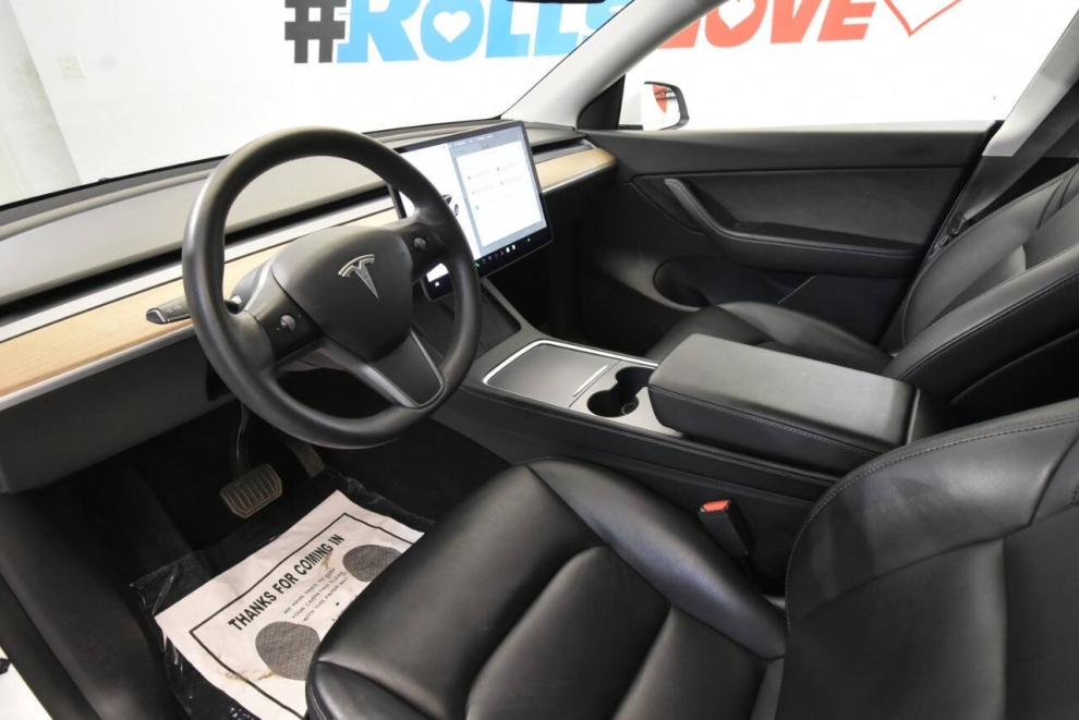 2021 Tesla Model Y Long Range AWD 4dr Crossover, White, Mileage: 75,934 - photo 11