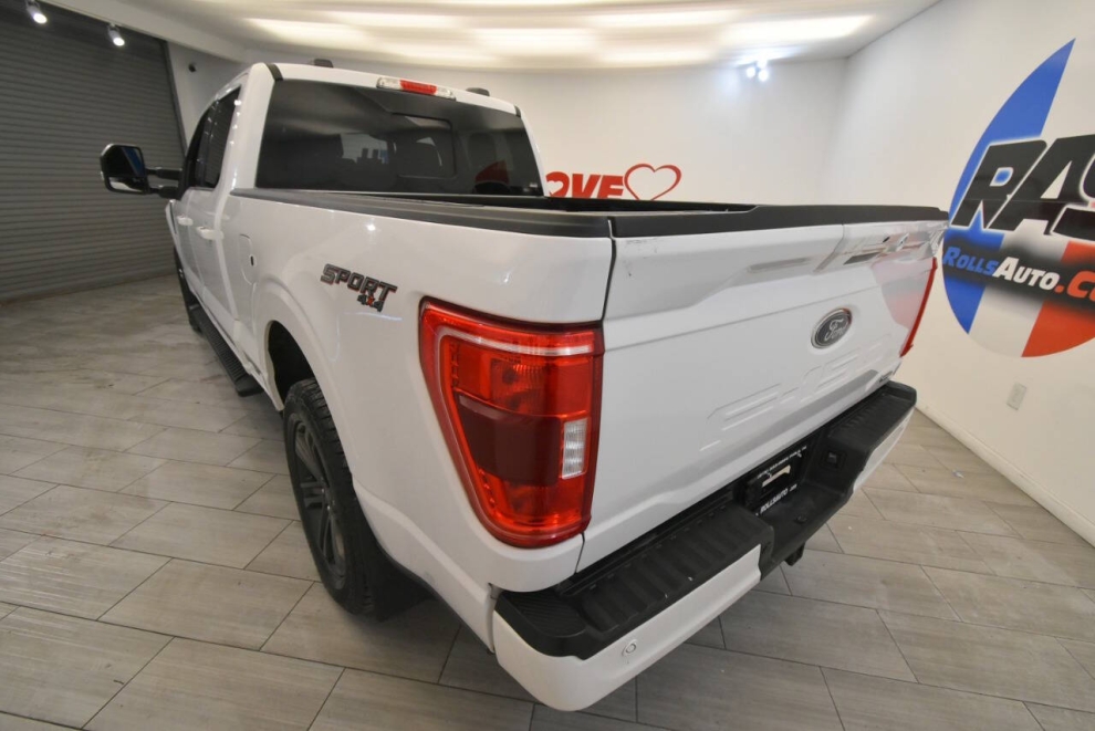 2021 Ford F-150 XLT 4x4 4dr SuperCrew 6.5 ft. SB, White, Mileage: 82,911 - photo 2