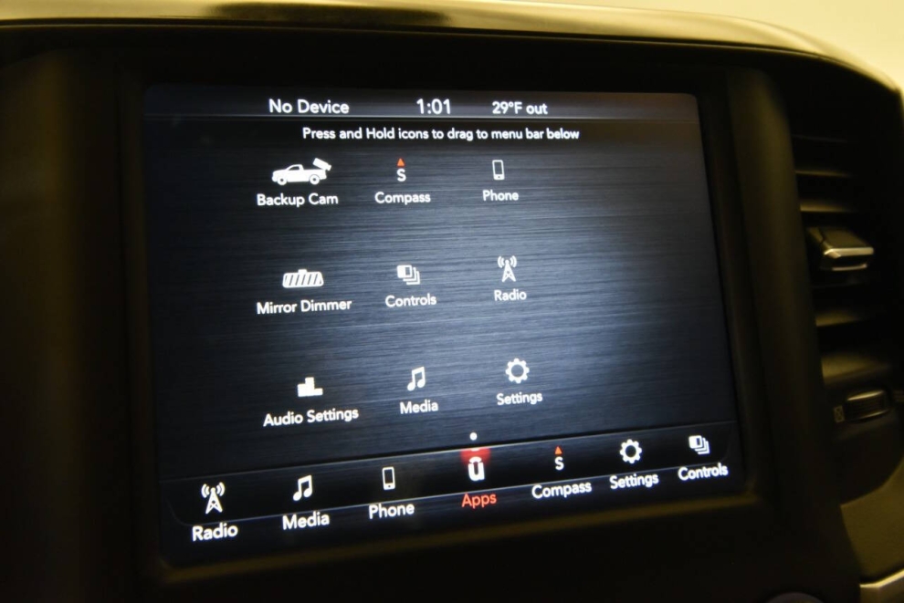 2019 RAM 1500 Big Horn 4x4 4dr Crew Cab 5.6 ft. SB Pickup, Black, Mileage: 85,356 - photo 19