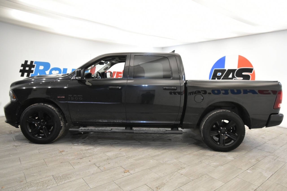 2017 RAM 1500 Night 4x4 4dr Crew Cab 5.5 ft. SB Pickup, BLK, Mileage: 118,402 - photo 1