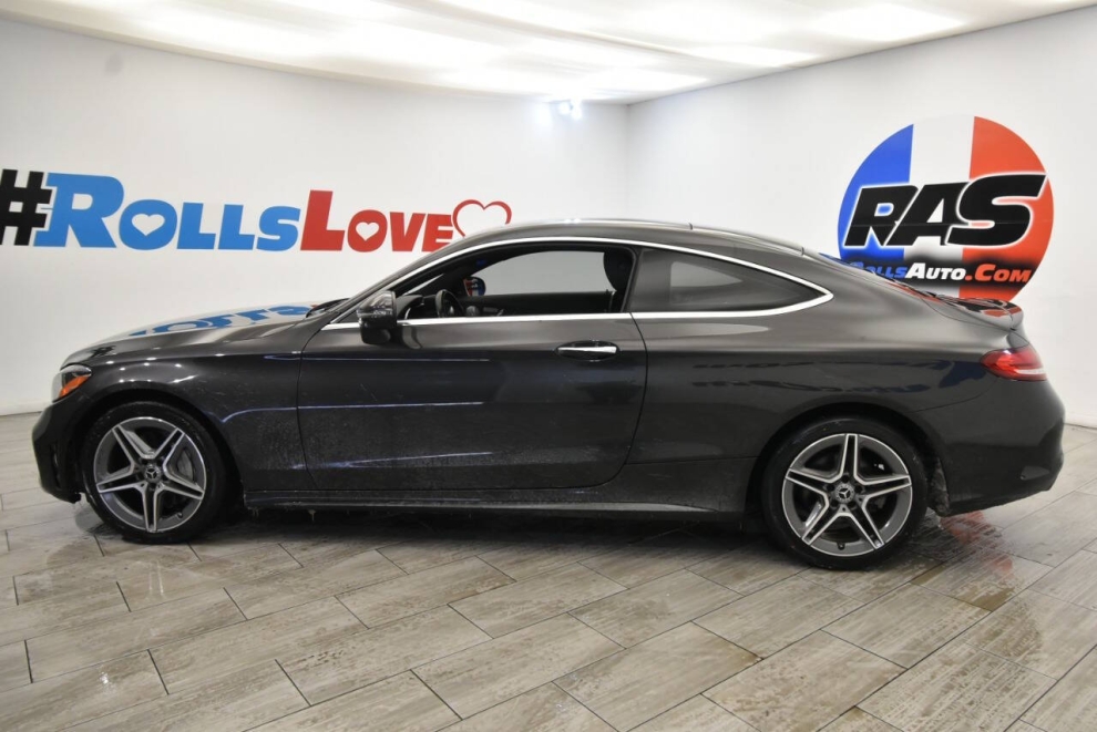 2020 Mercedes-Benz C-Class C 300 4MATIC AWD 2dr Coupe, Black, Mileage: 75,776 - photo 1