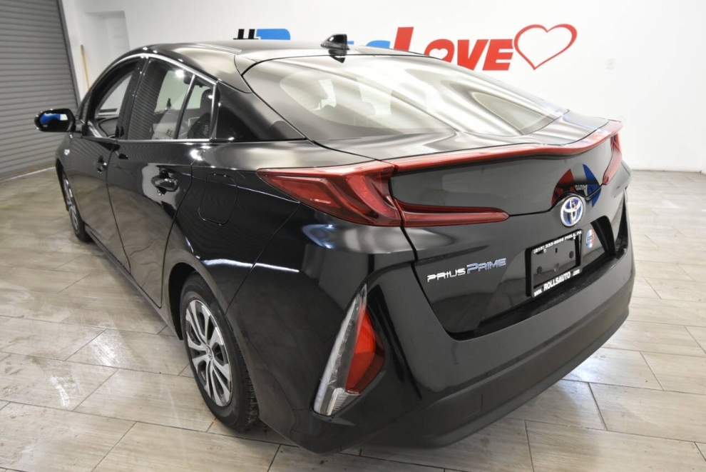 2020 Toyota Prius Prime LE 4dr Hatchback, Black, Mileage: 77,620 - photo 2