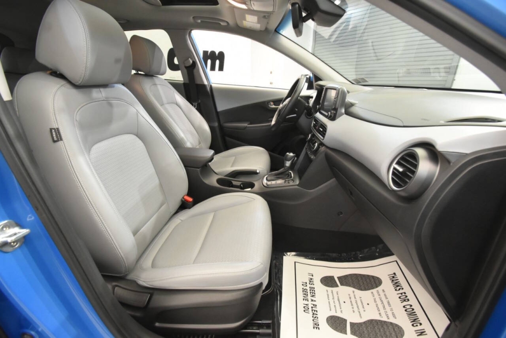 2019 Hyundai Kona Ultimate AWD 4dr Crossover, Blue, Mileage: 66,993 - photo 16