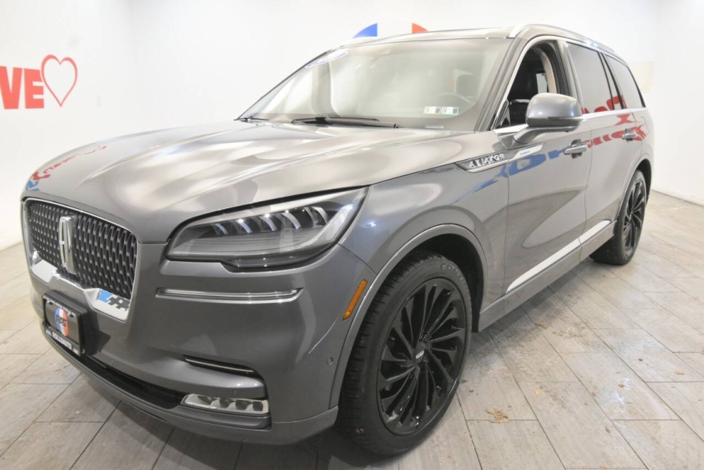 2021 Lincoln Aviator Reserve AWD 4dr SUV, Gray, Mileage: 74,440 