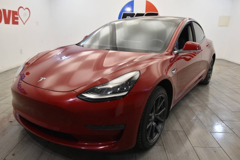 2019 Tesla Model 3 Long Range AWD 4dr Fastback, Red, Mileage: 86,380 