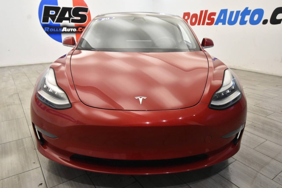 2019 Tesla Model 3 Long Range AWD 4dr Fastback, Red, Mileage: 86,380 - photo 7