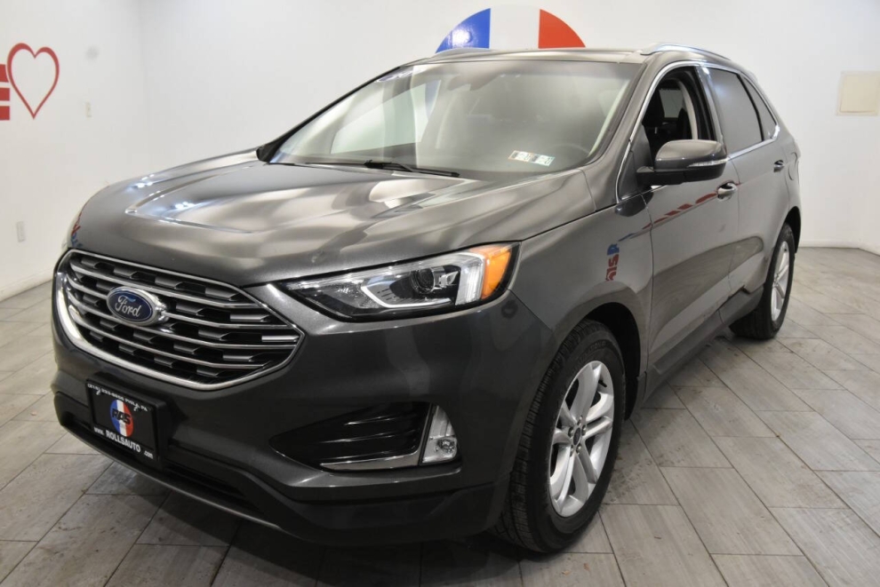 2020 Ford Edge SEL AWD 4dr Crossover, Gray, Mileage: 77,598 