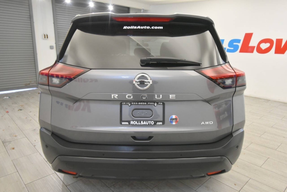 2021 Nissan Rogue S AWD 4dr Crossover, Gray, Mileage: 116,263 - photo 3