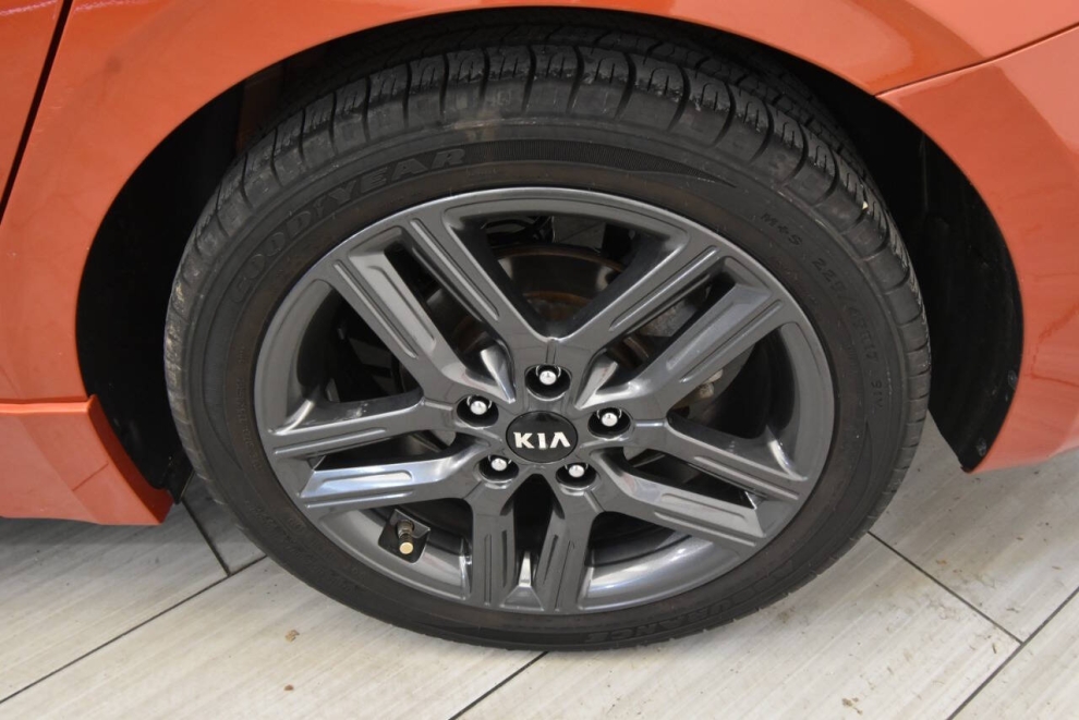2020 Kia Forte GT Line 4dr Sedan, Orange, Mileage: 63,635 - photo 9