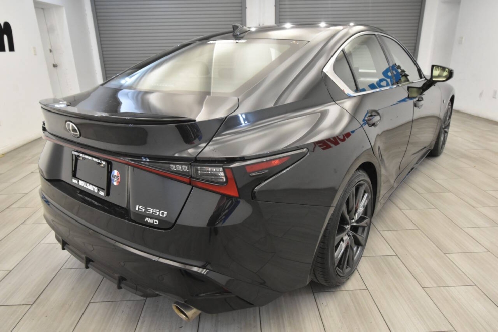 2023 Lexus IS 350 F SPORT AWD 4dr Sedan, Black, Mileage: 27,401 - photo 4
