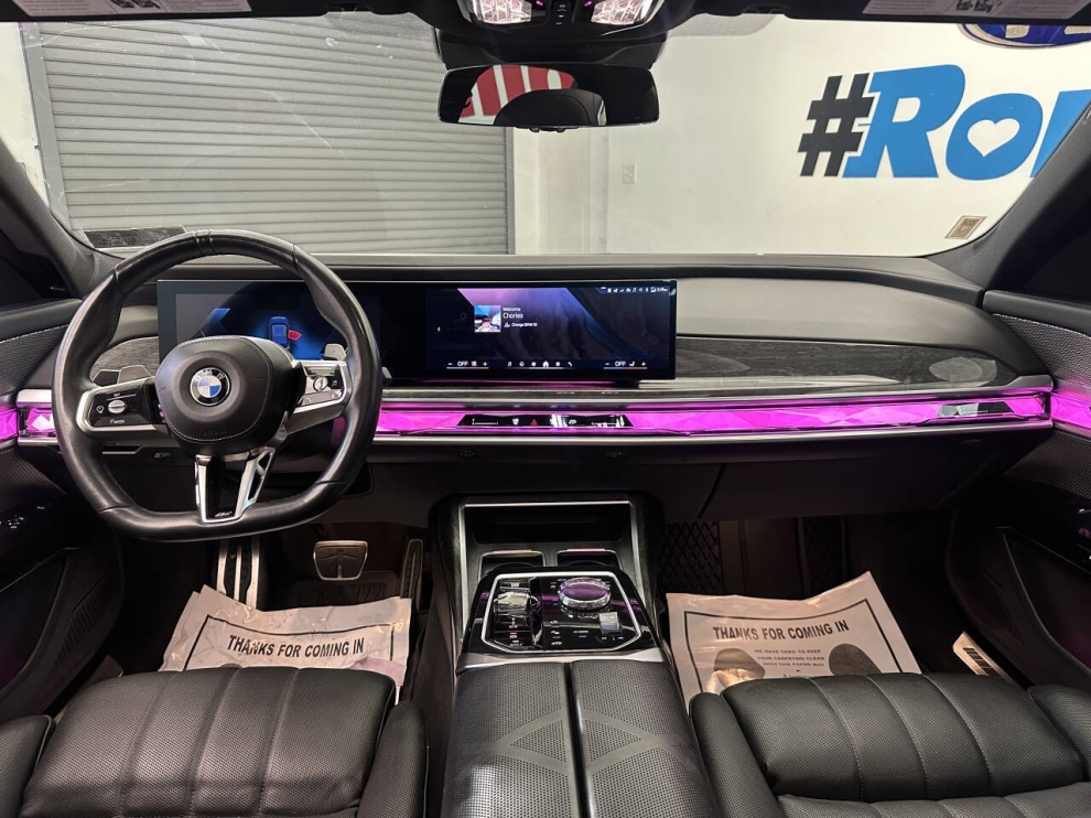 2024 BMW 7 Series 740i xDrive AWD 4dr Sedan, Blue, Mileage: 27,670 - photo 21