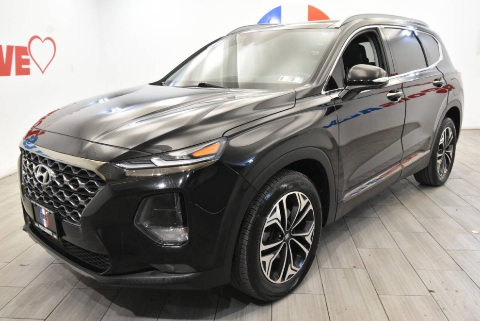 2019 Hyundai Santa Fe Ultimate 2.0T AWD 4dr Crossover, Black, Mileage: 98,540 
