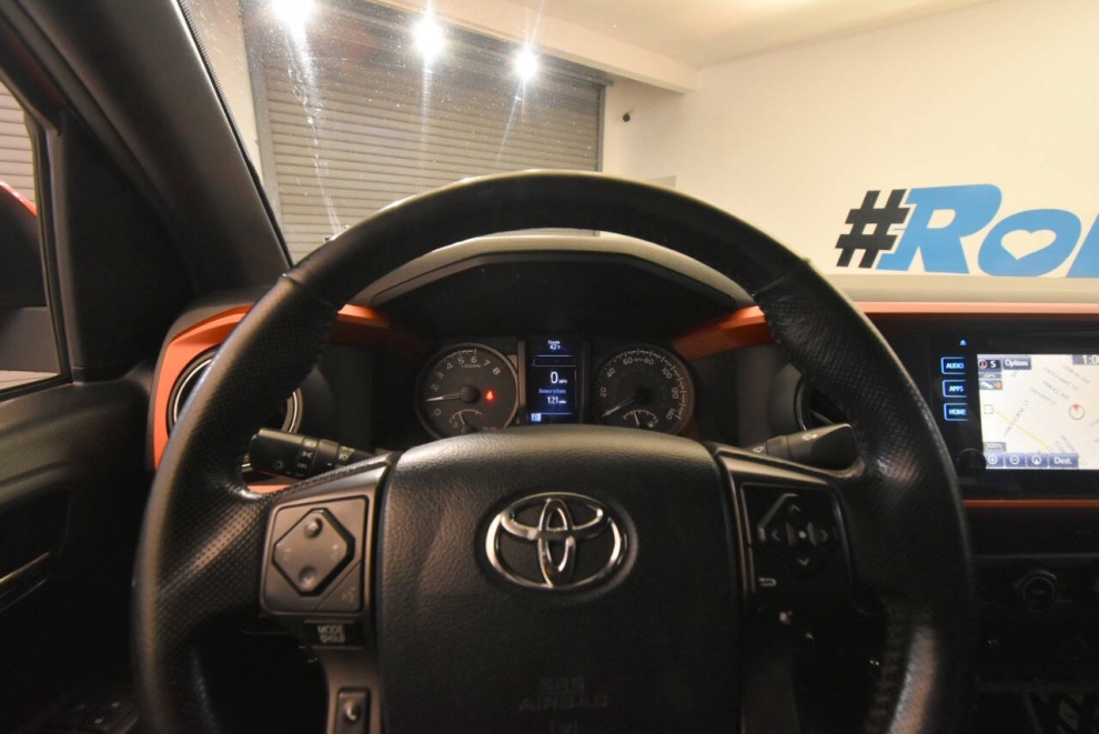 2016 Toyota Tacoma TRD Off Road 4x4 4dr Double Cab 5.0 ft SB 6A, Orange, Mileage: 105,000 - photo 22