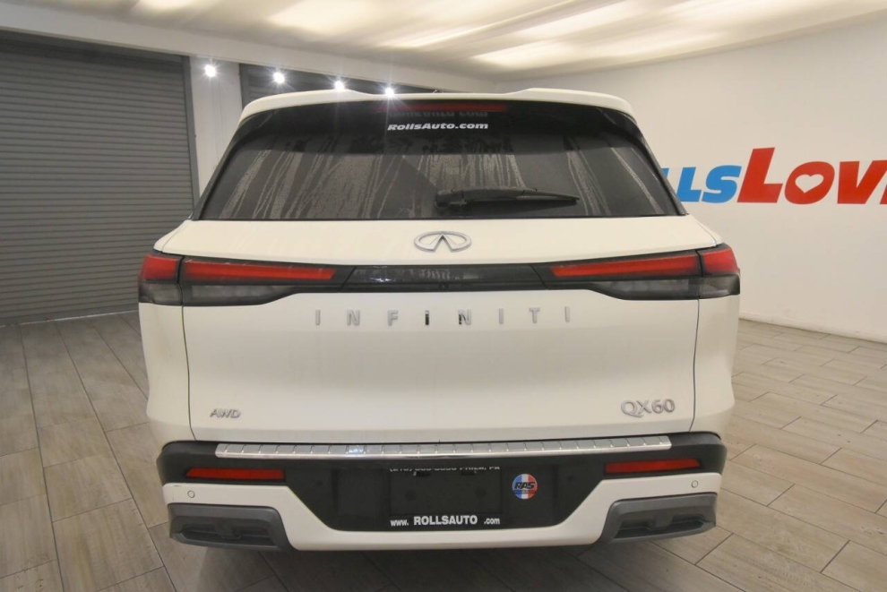 2022 Infiniti QX60 Luxe AWD 4dr SUV, Blanco, Mileage: 63,146 - photo 3