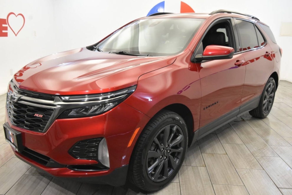 2022 Chevrolet Equinox RS 4x4 4dr SUV, Rojo, Mileage: 33,698 
