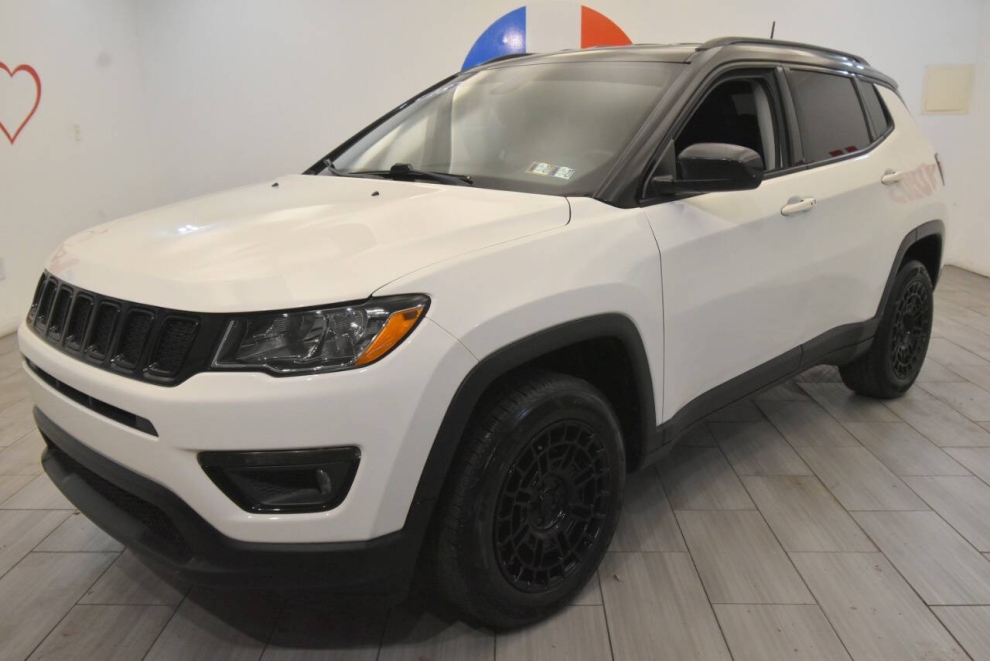 2018 Jeep Compass Altitude 4x4 4dr SUV, White, Mileage: 93,362 