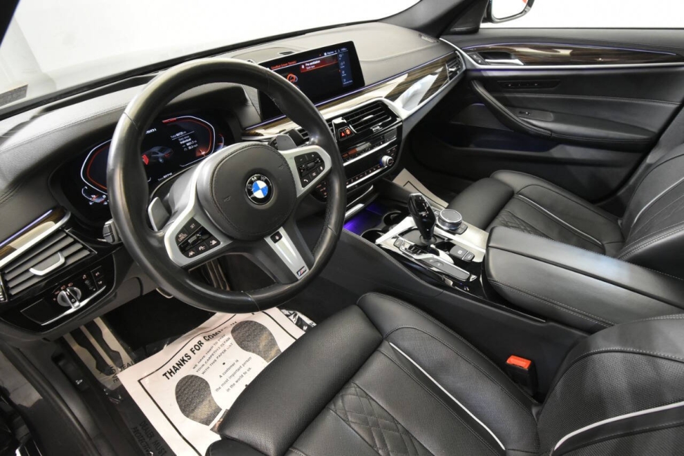 2020 BMW 5 Series M550i xDrive AWD 4dr Sedan, Gray, Mileage: 60,685 - photo 11