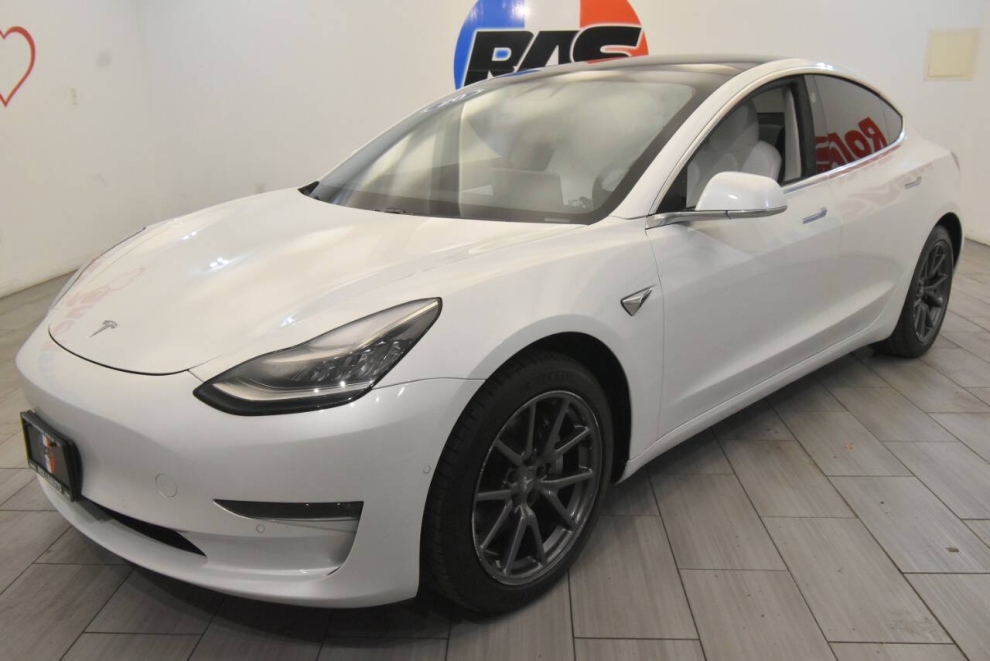 2020 Tesla Model 3 Long Range AWD 4dr Sedan, Blanco, Mileage: 78,085 
