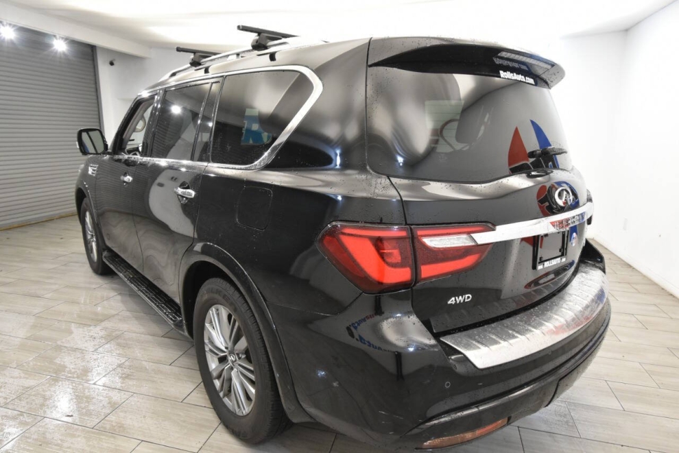 2021 Infiniti QX80 Luxe AWD 4dr SUV, Black, Mileage: 93,652 - photo 2