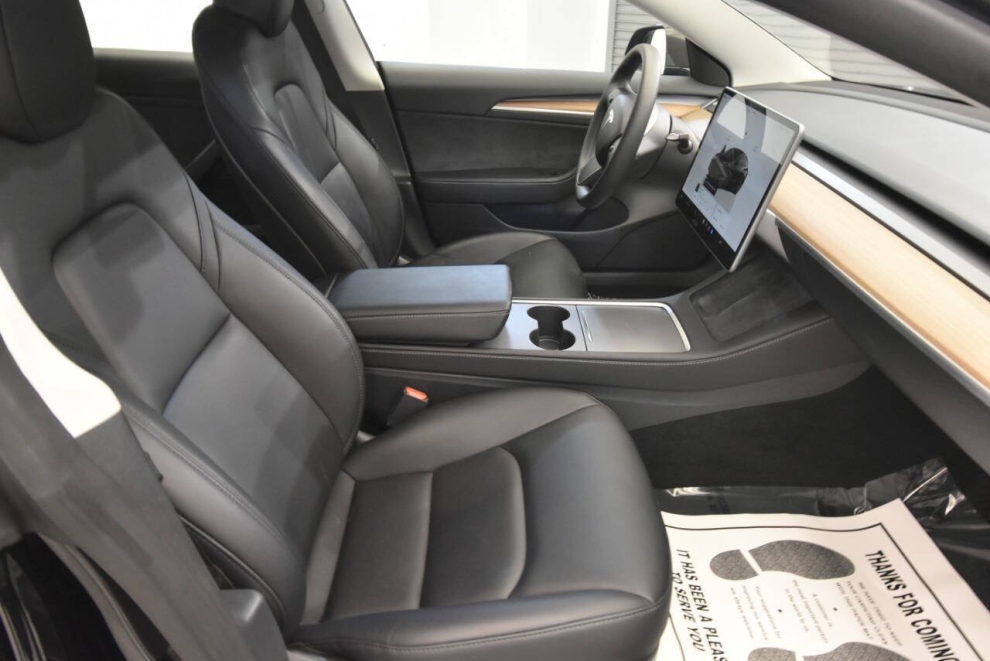 2023 Tesla Model 3 Base 4dr Sedan, Negro, Mileage: 28,496 - photo 18