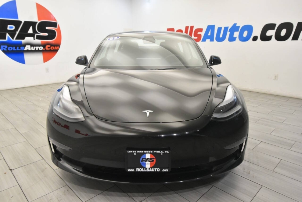 2023 Tesla Model 3 Base 4dr Sedan, Negro, Mileage: 28,496 - photo 7