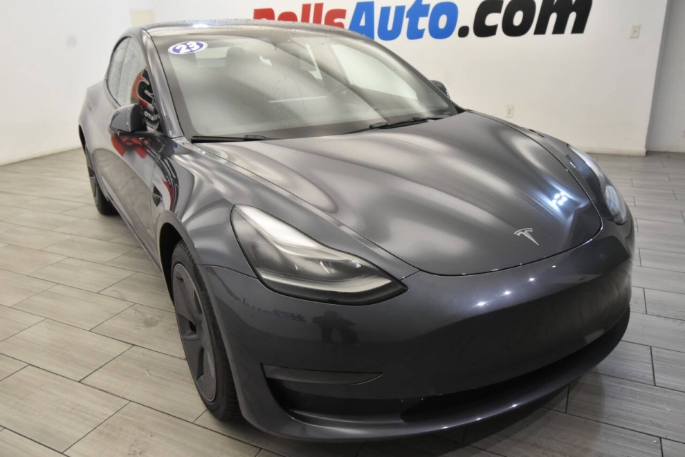 2023 Tesla Model 3 Base 4dr Sedan, Gray, Mileage: 35,496 - photo 6