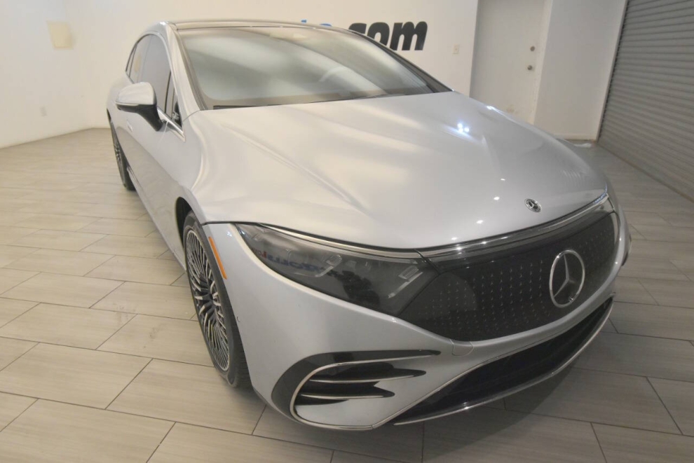 2022 Mercedes-Benz EQS EQS 580 4MATIC AWD 4dr Sedan, Silver, Mileage: 72,700 - photo 6