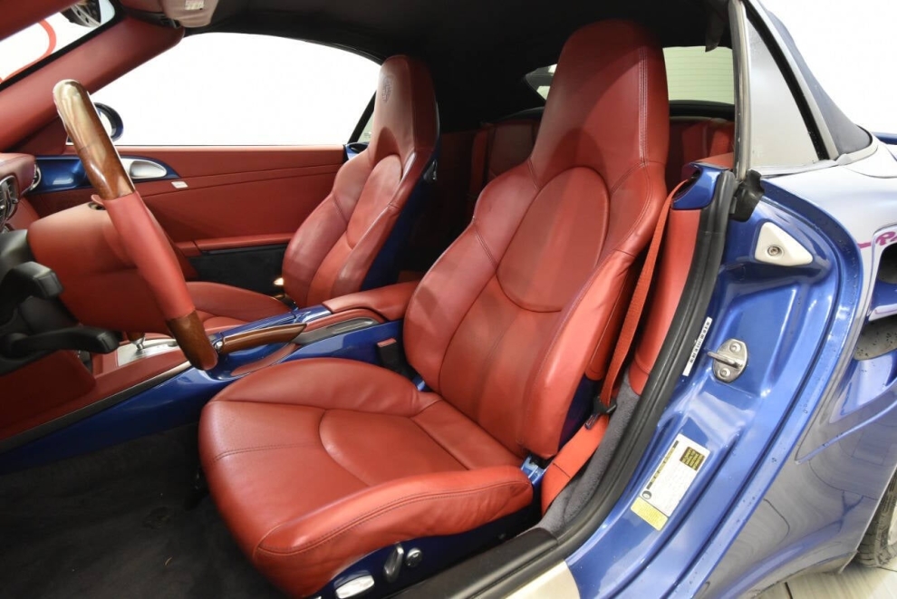 2008 Porsche 911 Turbo AWD 2dr Convertible, Blue, Mileage: 101,755 - photo 13