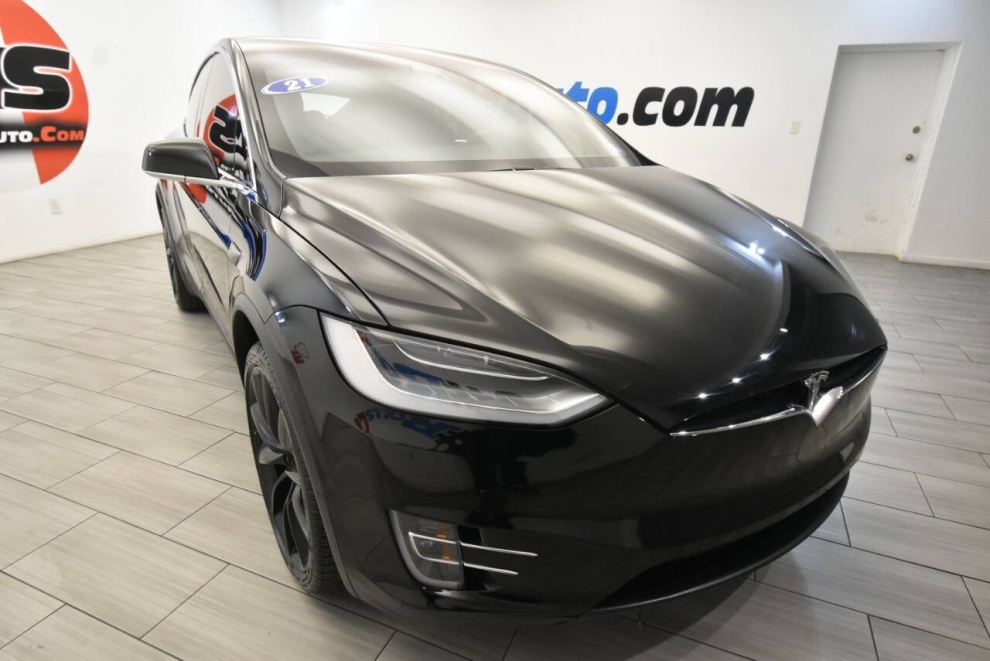 2021 Tesla Model X Long Range Plus AWD 4dr SUV, Black, Mileage: 57,484 - photo 6