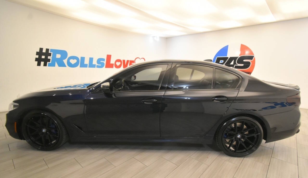 2020 BMW 5 Series M550i xDrive AWD 4dr Sedan, Blue, Mileage: 61,919 - photo 1