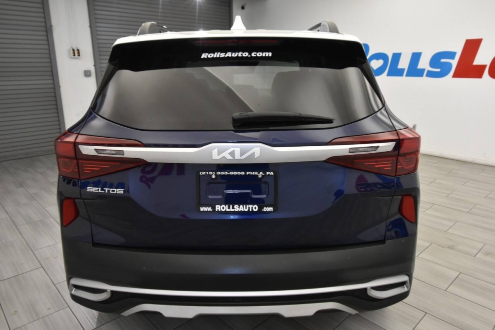 2022 Kia Seltos Nightfall AWD 4dr SUV, Blue, Mileage: 79,275 - photo 3